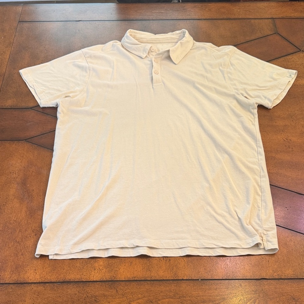 Men's Classic Cream Polo Shirt